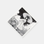 Umbrella Girl Servet (Hoek)