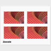 Umbrella Japanse paraplu Rechthoekige Sticker (Vel)