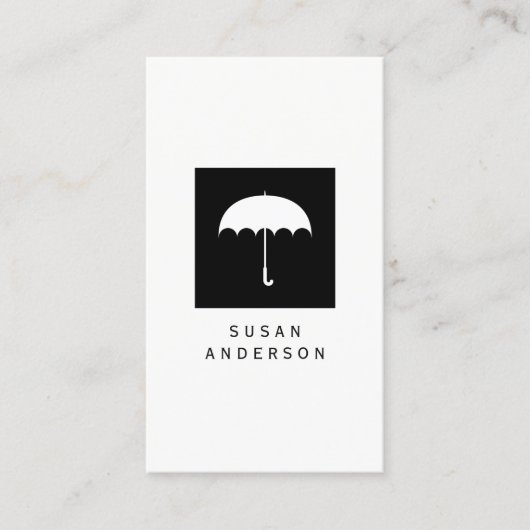 Umbrella Logo Visitekaartje (Voorkant)