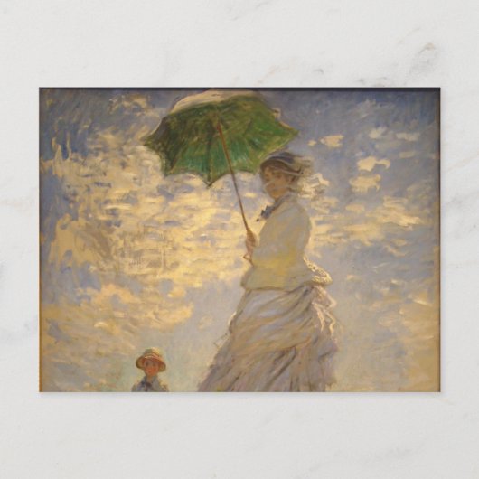 Umbrella Monet Painting Briefkaart (Voorkant)