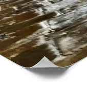 Umbrella op de straten van Santiago de Compostela Poster (Hoek)