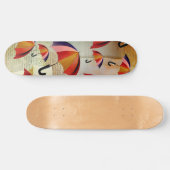 UMBRELLA PATTERNS IN A CAPTIVATING COLLAGE PERSOONLIJK SKATEBOARD (Horizontaal)
