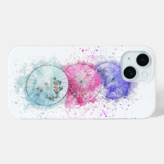 Umbrella Phone case (Achterkant (horizontaal))