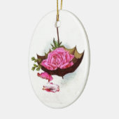 Umbrella Pink Rose Ornament (Links)