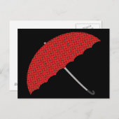 Umbrella Post Card Briefkaart (Voorkant / Achterkant)