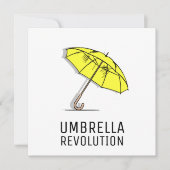 Umbrella Revolutie - Hongkong (Voorkant)