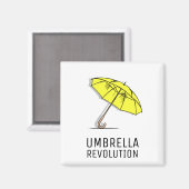 Umbrella Revolutie - Hongkong Magneet (Voorkant / Achterkant)