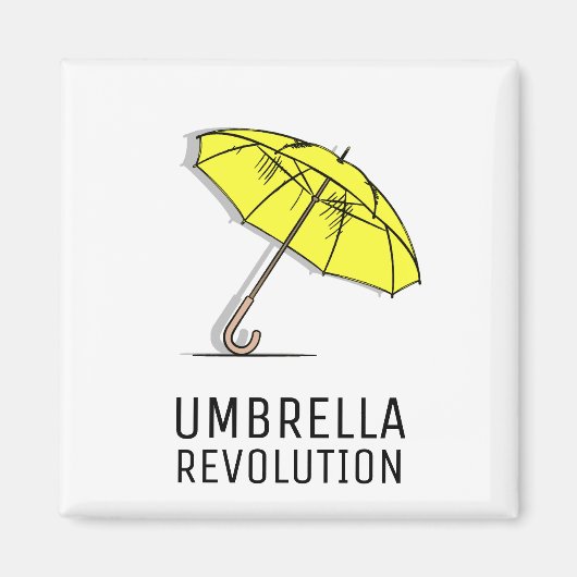 Umbrella Revolutie - Hongkong Magneet (Voorkant)
