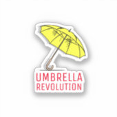 Umbrella Revolutie - Hongkong Sticker (Voorkant)