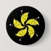 Umbrella revolutie ronde button 7,6 cm (Voorkant)