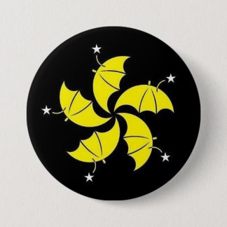 Umbrella revolutie ronde button 7,6 cm