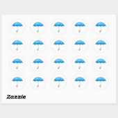 Umbrella Ronde Sticker (Vel)