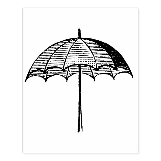  Umbrella Rubber Art Stamp Rubberstempel (Afrduk)