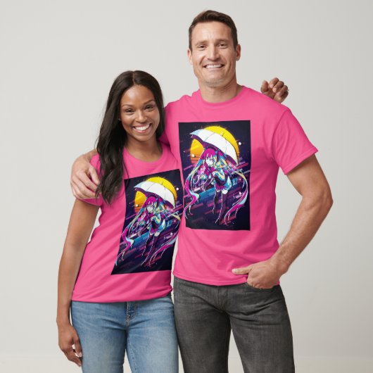 Umbrella School Meisje Miku T-shirt (Unisex)