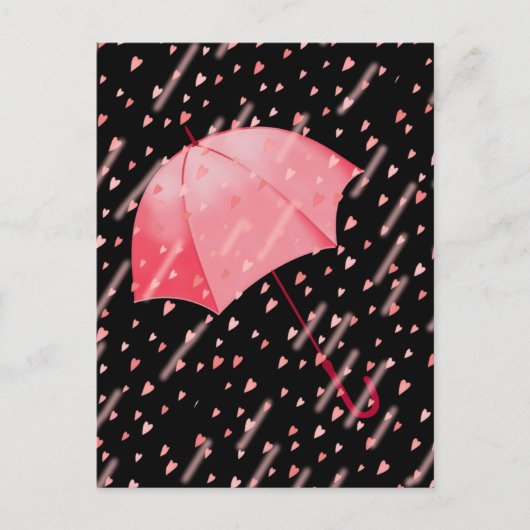 UMBRELLA SHOWERS OF LOVE by SHARON SHARPE Briefkaart (Voorkant)