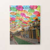 Umbrella Sky-Agueda, Portugal Legpuzzel (Verticaal)