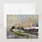 Umbrella Sky Project Agueda Portugal Briefkaart (Voorkant / Achterkant)