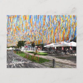 Umbrella Sky Project Agueda Portugal Briefkaart