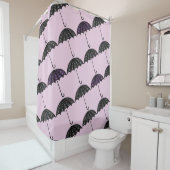 Umbrella Stylistic Grey Pink Douchegordijn (In situ)