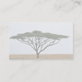 Umbrella Thorn Acacia Tree Visitekaartje (Achterkant)