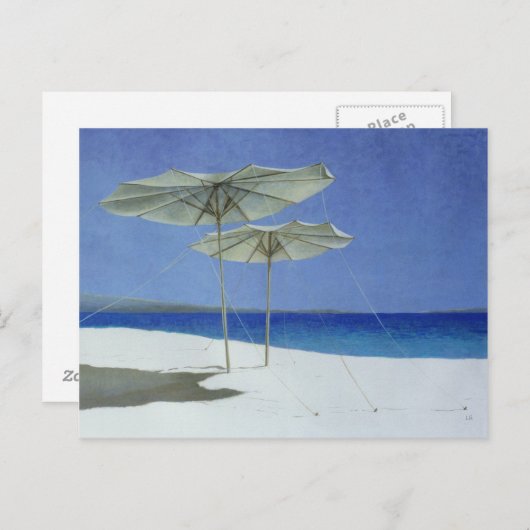 Umbrellas Griekenland 1995 Briefkaart (Voorkant / Achterkant)