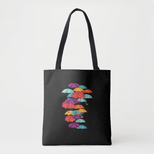 Umbrellas Pattern Tote Bag (Voorkant)