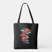 Umbrellas Pattern Tote Bag (Achterkant)