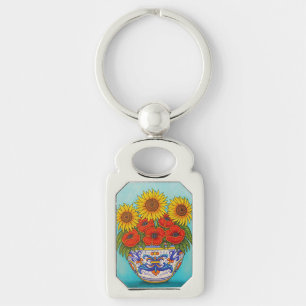 Umbria Bouquet Poppy Sleutelhanger