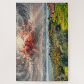 Umbrian Light: Montefalco Sky Gallery Editie Legpuzzel (Verticaal)