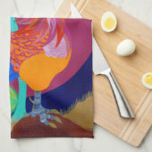 Umbrian Rooster Theedoek (Quarter Fold)