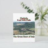 Umbrië, het groene hart van Italië Briefkaart (Staand voorkant)
