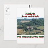 Umbrië, het groene hart van Italië Briefkaart (Voorkant / Achterkant)