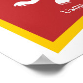 Umbrië Italië Regio Crest Art Print (Hoek)