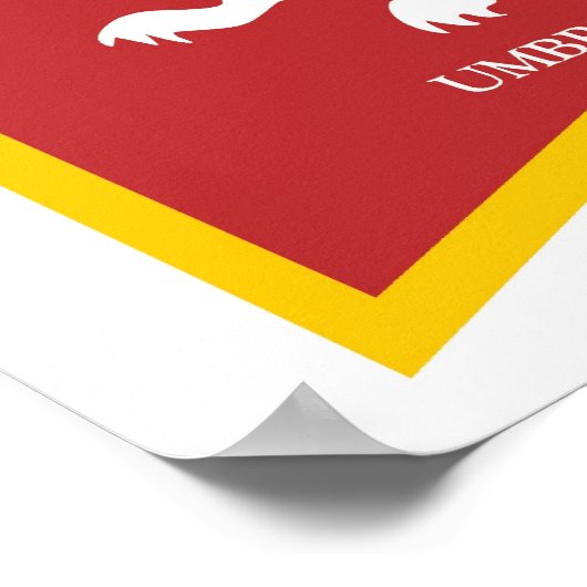 Umbrië Italië Regio Crest Art Print (Hoek)