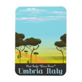 Umbrië Italië reisposter Magneet (Verticaal)