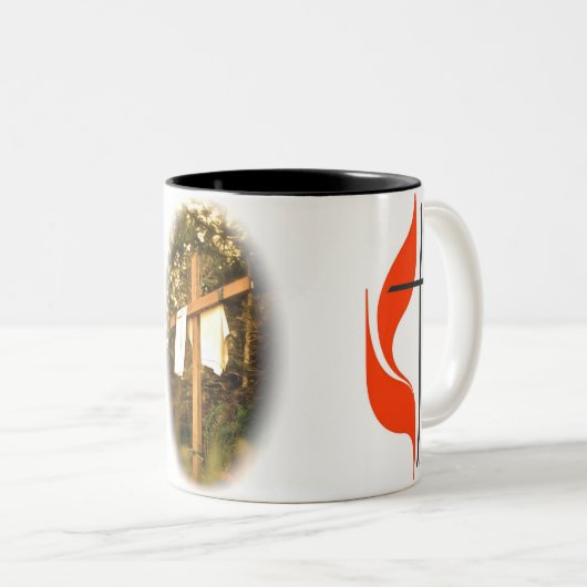 UMC-Mok #1 Tweekleurige Koffiemok (Voorkant rechts)