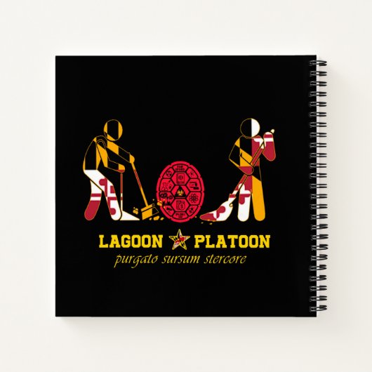 UMD Lagoon Platoon Notitieboek (Achterkant)