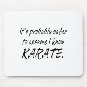 Ume I Know Karate T-shirt Muismat