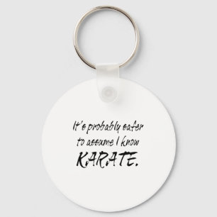 Ume Ik Ken Karate T Shirt Sleutelhanger