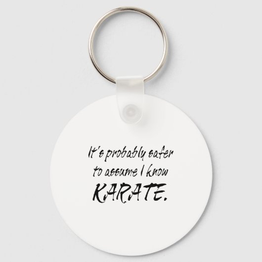 Ume Ik Ken Karate T Shirt Sleutelhanger (Voorkant)