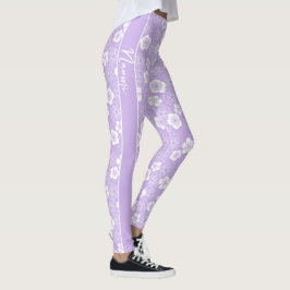 Ume | Japans traditioneel pruimen KIMONO patroon Leggings