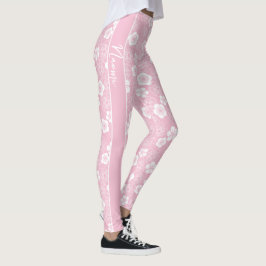 UME | japanse traditionele pruim KIMONO patroon Leggings