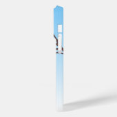 Ume Kokeshi Doll - Japans Geisha Meisje Blauw Case-Mate iPhone Case (Achterkant / Links)