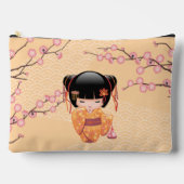 Ume Kokeshi Doll - Japanse peach Geisha Girl Etui (Voorkant)