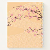 Ume Kokeshi Doll - Japanse peach Geisha Girl Notitieboek (Achterkant)