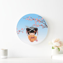 Ume Kokeshi-pop - Japans meisje in geisha-stijl bl