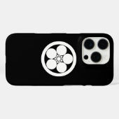 Umebachi-achtige pruimen bloesem in cirkel Case-Mate iPhone case (Achterkant (horizontaal))