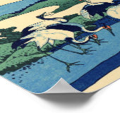 Umegawa in de provincie Sagami Poster (Hoek)