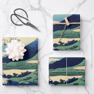 Umegawa in het Poster van de provincie Sagami Inpakpapier Vel