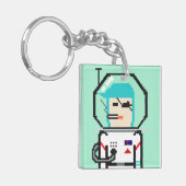 Umeko Space Colony NFT #21 Taki keychain キーホルダー (Voorkant Links)